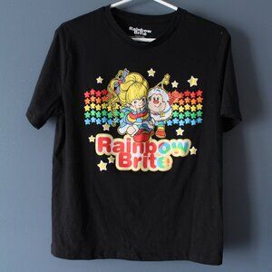 Womens Size Med Rainbow Brite Tshirt Black